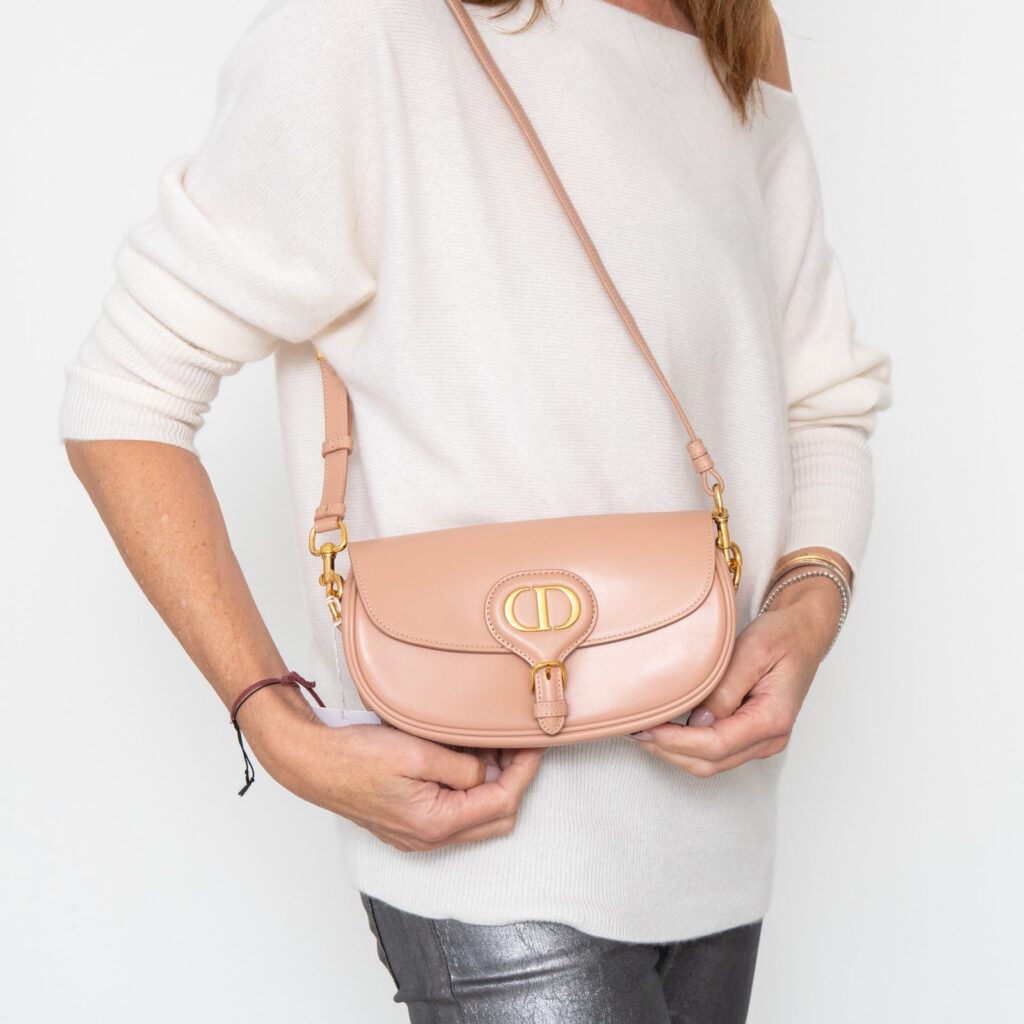 Dior Bobby Rose De Vent East West Crossbody Leather Bag - Product Image 2