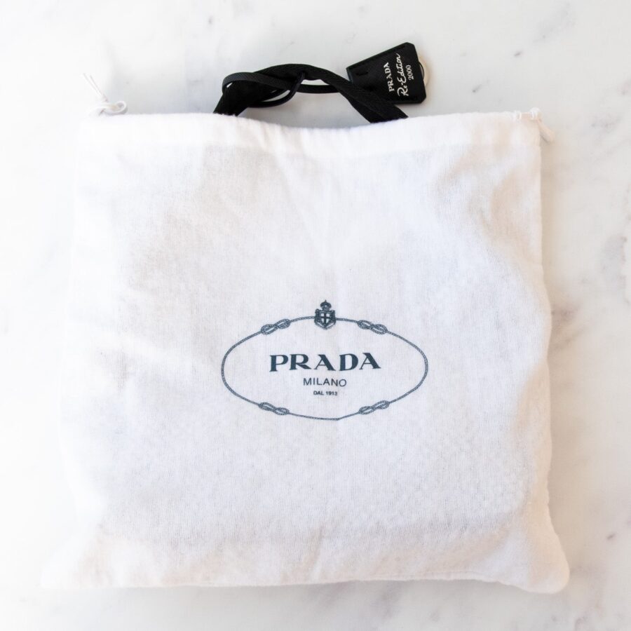 Prada Satin Mini Hobo Bag With Crystals Re Edition | Studio Nafay