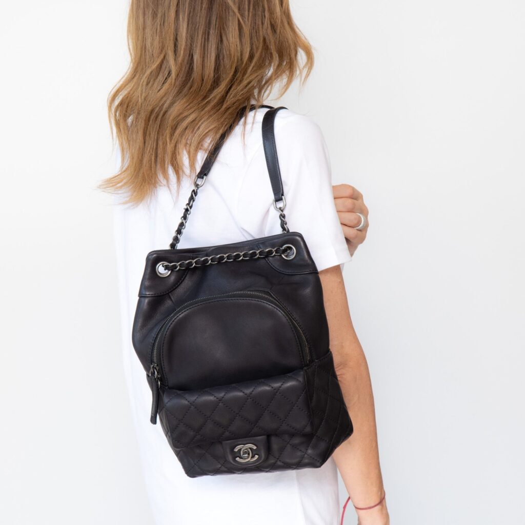 Chanel Black Leather Backpack - Product Image 2