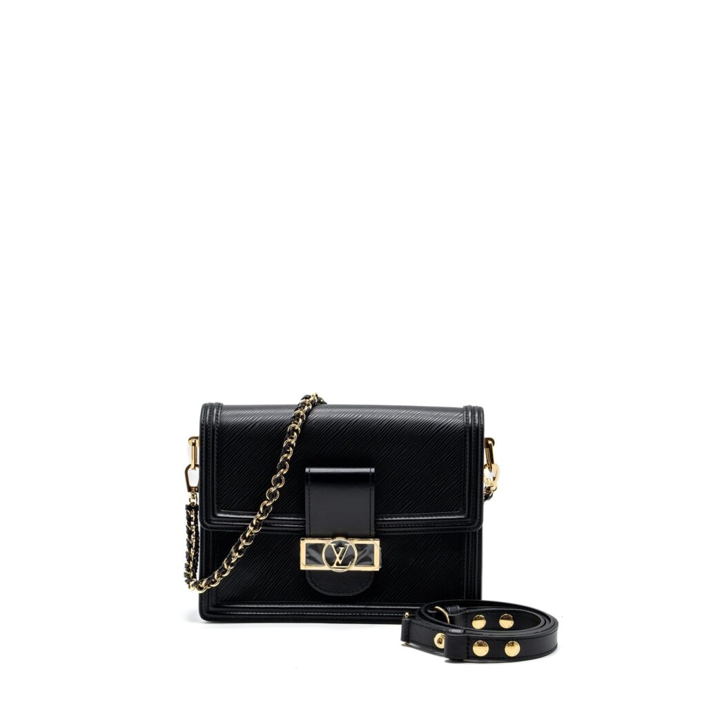 Louis Vuitton Dauphine MM Epi Black GHW (NEW Version) | Studio Nafay