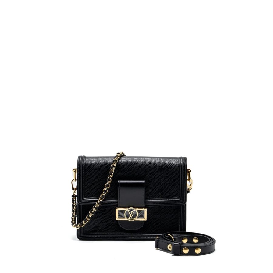 Louis Vuitton Dauphine MM Epi Black GHW (NEW Version) | Studio Nafay