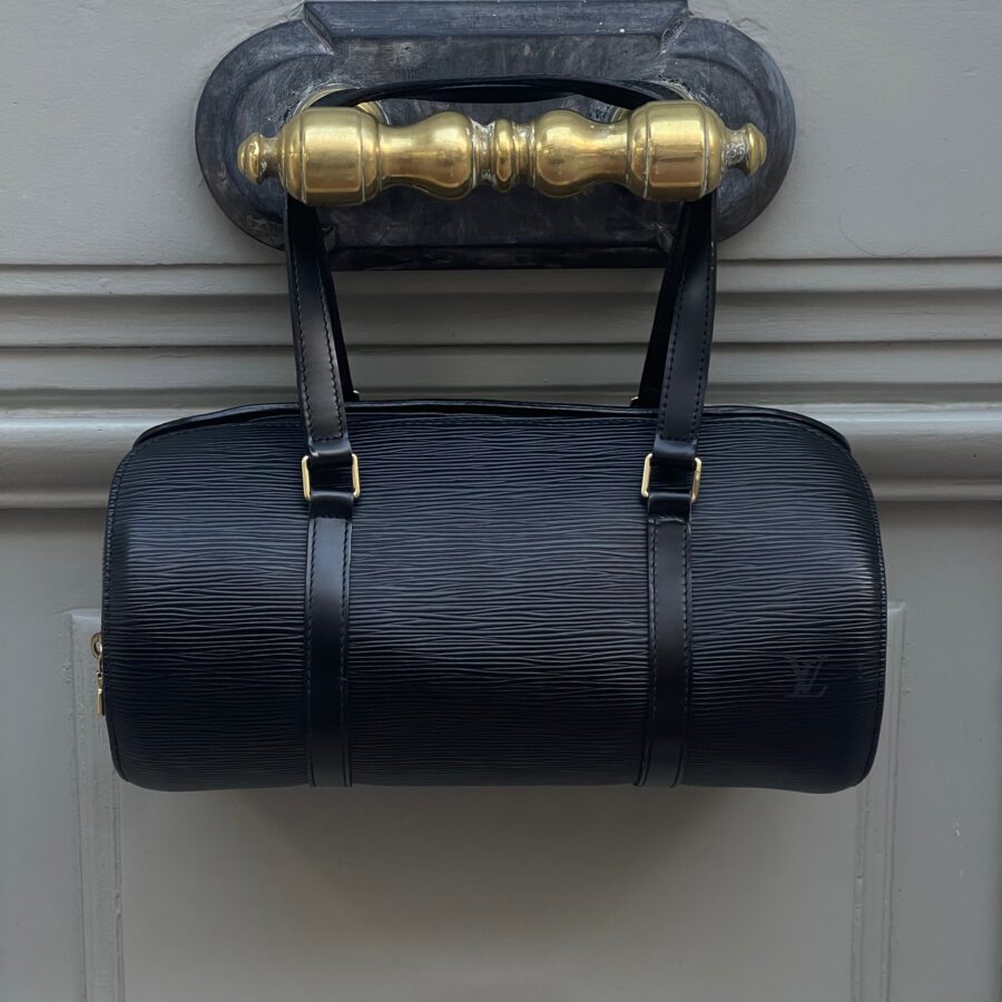 Louis Vuitton - Sac Soufflot cuir épi noir