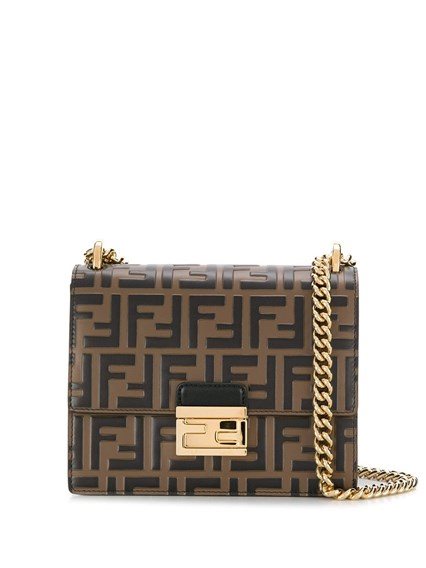FENDI BORSA KAN FF SMALL CHAIN BAG | Studio Nafay