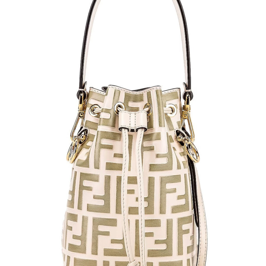 FENDI MINI ZUCCA MON TRESOR BUCKET BAG | Studio Nafay