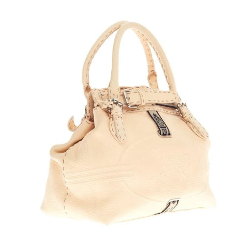 FENDI BORGHESE VILLA SELLERIA LEATHER TOTE BAG | Studio Nafay