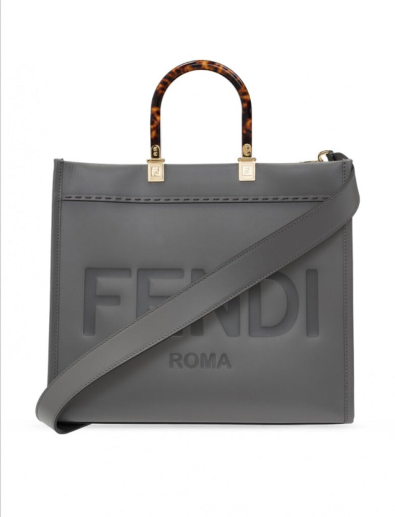 FENDI VITELLO KING FENDI SUNSHINE MEDIUM LEATHER SHOPPER TOTE BAG - Product Image 2