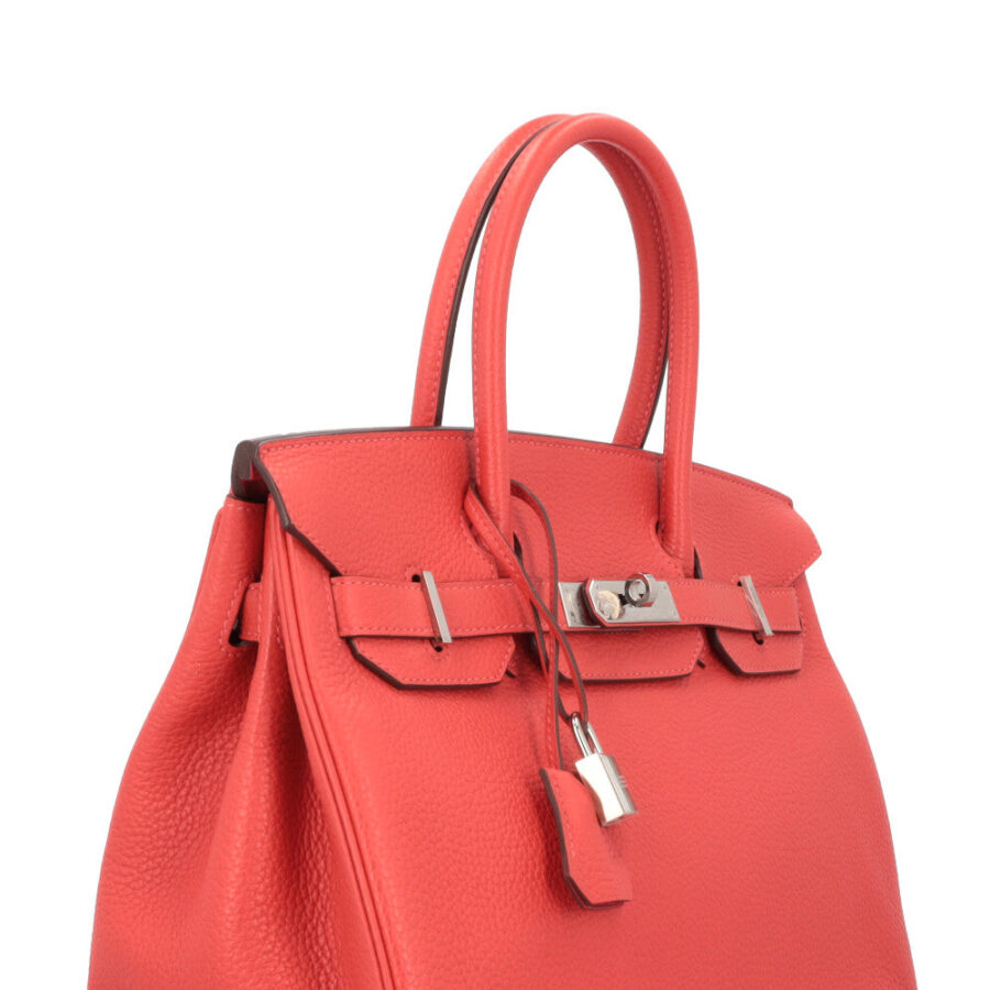 HERMÈS Birkin 30 Clemence Coral | Studio Nafay