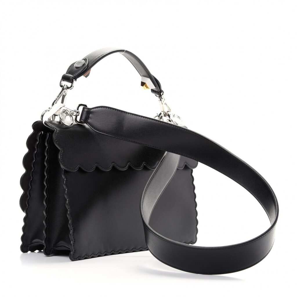 FENDI Camellia & Pearl Bow Kan I Flap Bag - Product Image 2