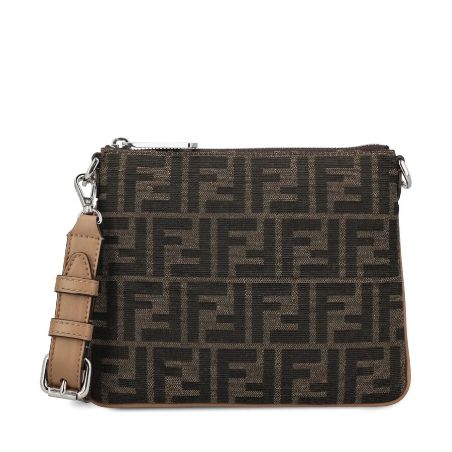 FENDI FF MONOGRAM MINI CROSSBODY BAG | Studio Nafay