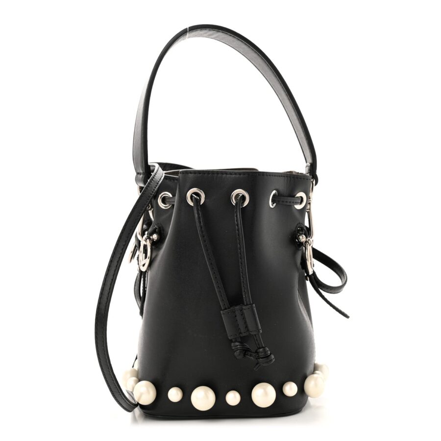 FENDI LIBERTY PEARL CALFSKIN MINI MON TRÉSOR BUCKET BAG | Studio Nafay