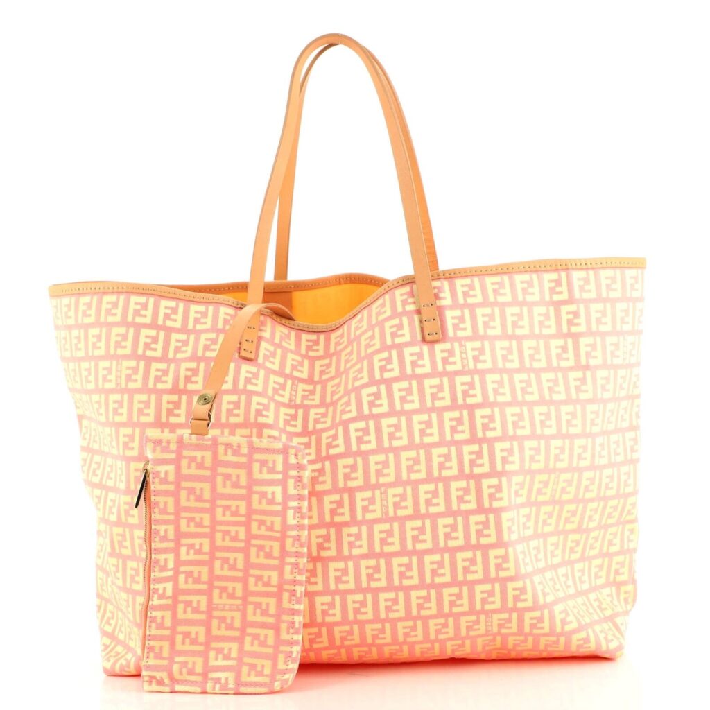 FENDI ZUCCHINO JACQUARD TOTE BAG - Product Image 2