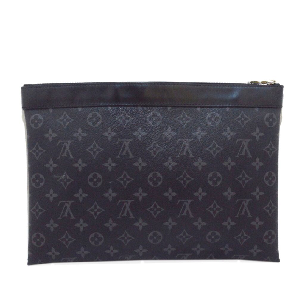 LOUIS VUITTON Monogram Eclipse Discovery Pochette GM Clutch Bag - Product Image 2
