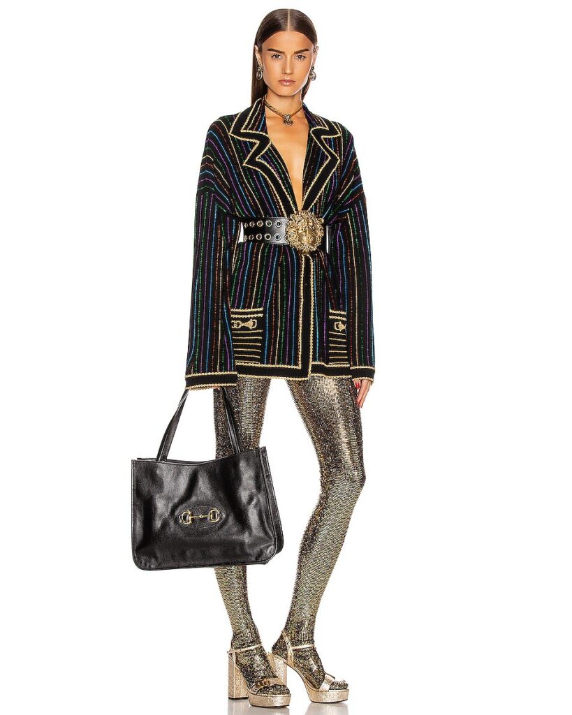 GUCCI MEDIUM HORSEBIT LEATHER TOTE BAG - Product Image 2