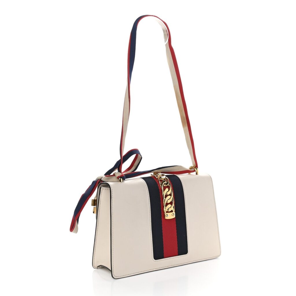GUCCI SMALL SYLVIE CALFSKIN LEATHER SHOULDER BAG - Product Image 2