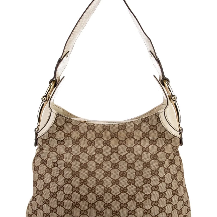 GUCCI GG HORSEBIT CREOLE HOBO BAG | Studio Nafay