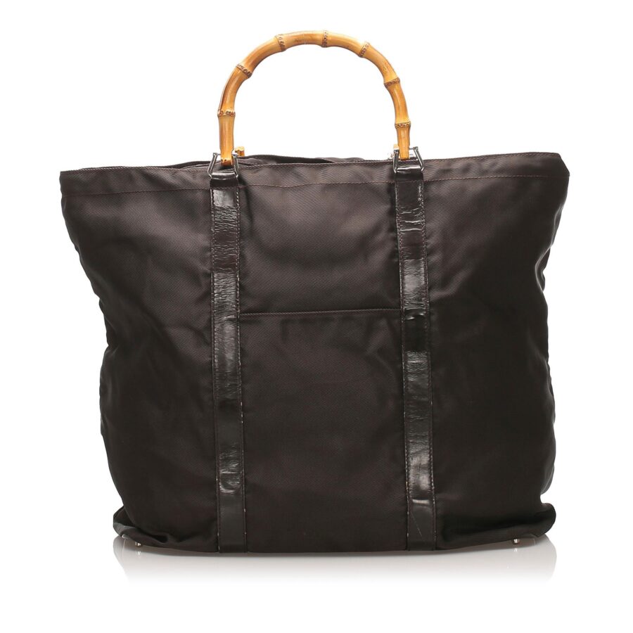 Gucci Bamboo Nylon Tote Bag | Studio Nafay