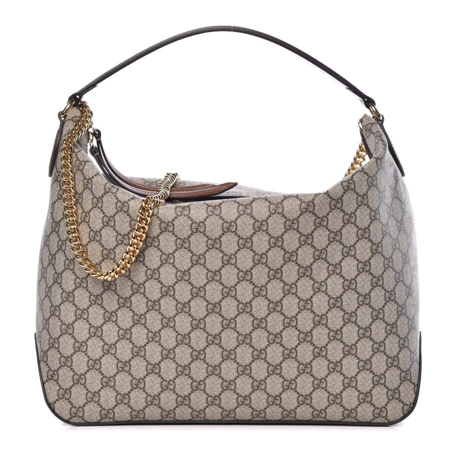 GUCCI GG SUPREME MONOGRAM LINEA HOBO BAG | Studio Nafay