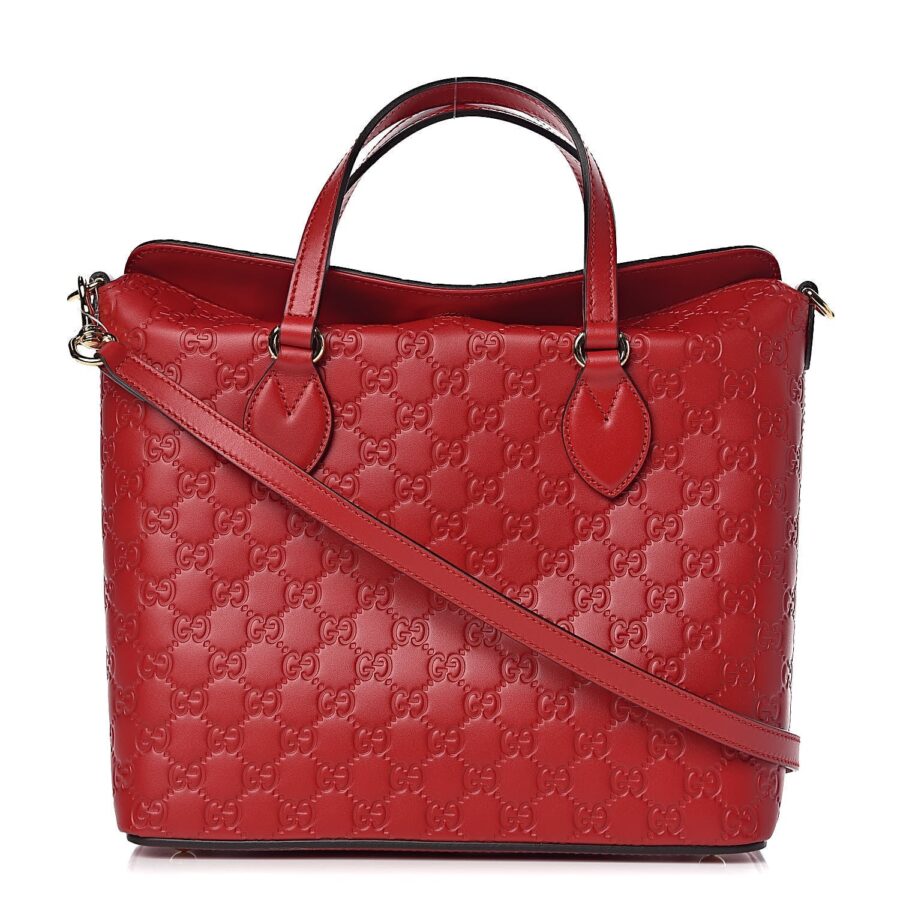 GUCCI GUCCISSIMA LINEA A FOLDOVER TOTE BAG | Studio Nafay