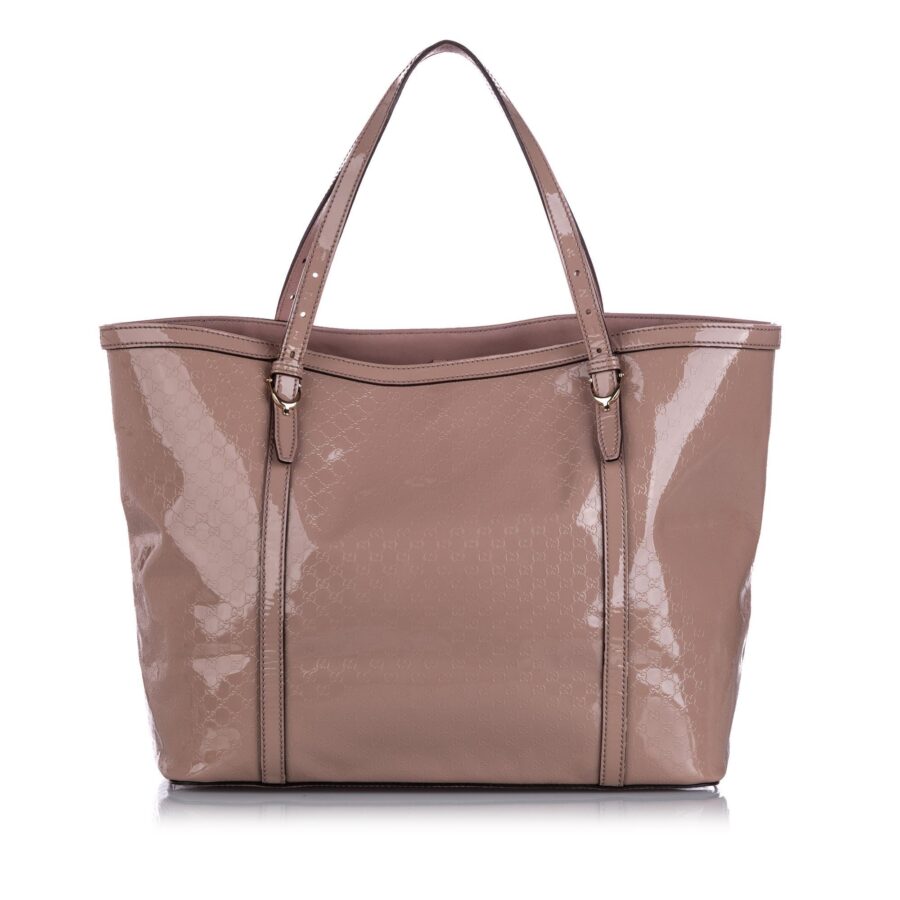 Gucci Microguccissima Patent Leather Tote | Studio Nafay