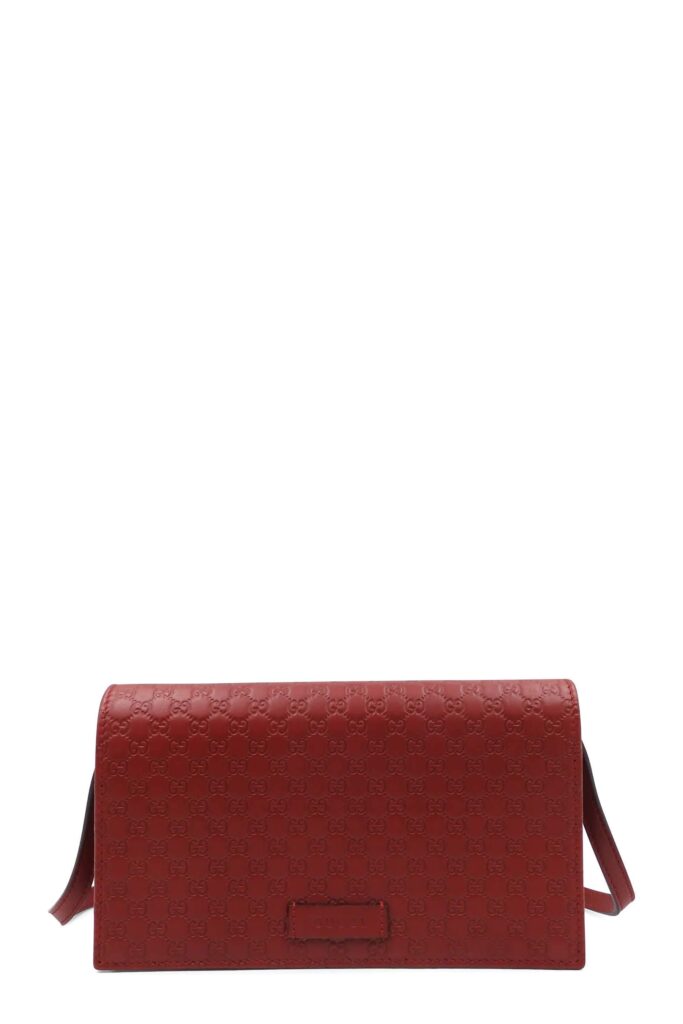 Microguccissima Wallet on Strap Red - Product Image 2