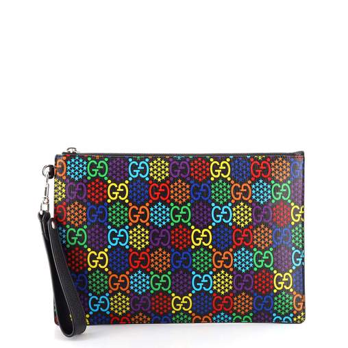 Gucci Psychedelic Rainbow GG Wristlet Clutch Clutch | Studio Nafay