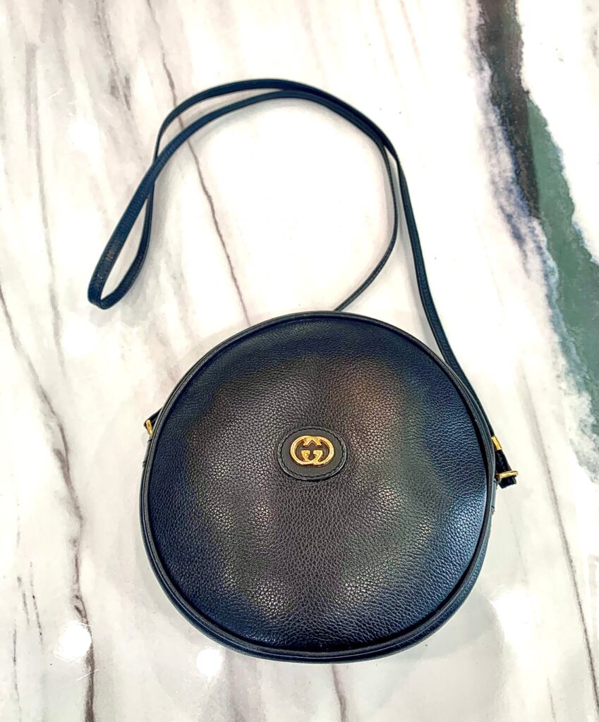 GUCCI ROUND CANTEEN-STYLE LEATHER BAG - Product Image 2
