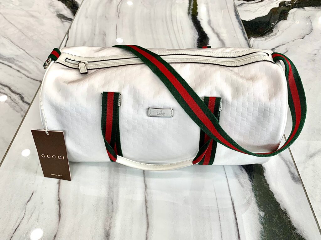 GUCCI MICRO GG WEB NYLON DUFFEL BAG - Product Image 2