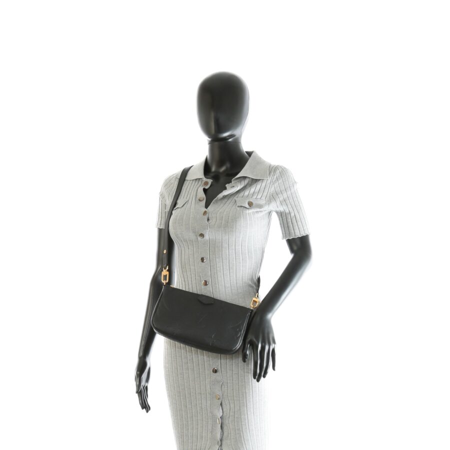 LOUIS VUITTON Empreinte Monogram Multi Pochette Black | Studio Nafay