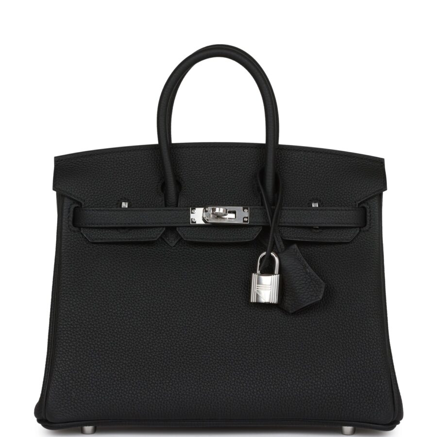 Hermes Birkin 25 Black Togo Palladium Hardware | Studio Nafay