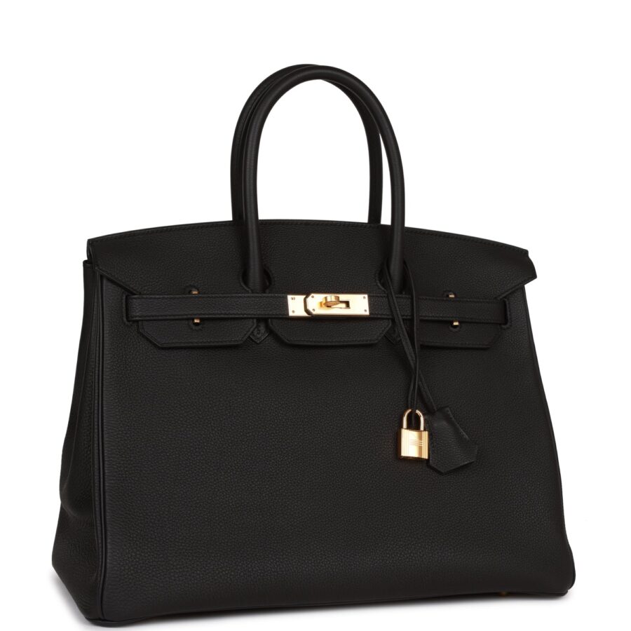 Hermes Birkin 35 Black Togo Gold Hardware | Studio Nafay