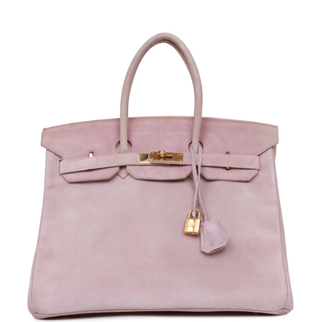 Hermes Birkin 35 Lilac Doblis Gold Hardware - Product Image 2