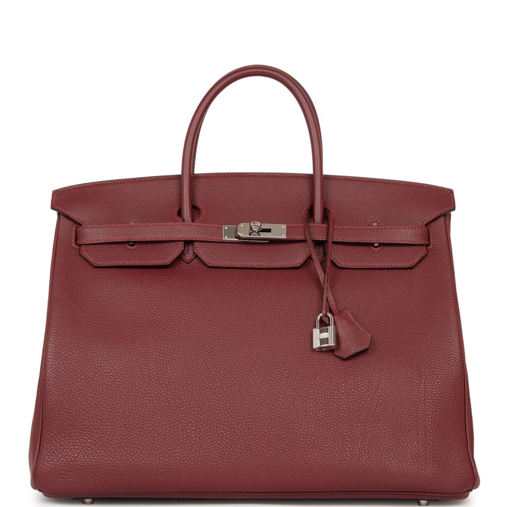 Hermes Birkin 40 Rouge H Togo Palladium Hardware - Product Image 2