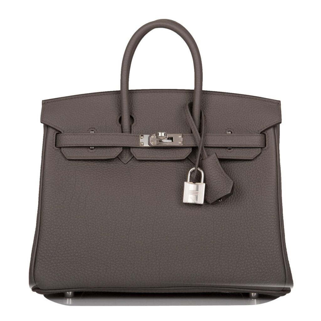 Hermes Birkin 25 Etain Togo Palladium Hardware - Product Image 2
