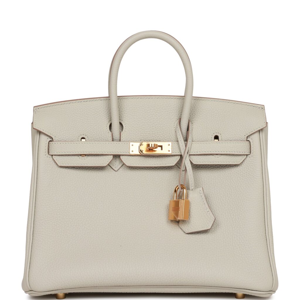Hermes Birkin 25 Gris Perle Togo Gold Hardware - Product Image 2