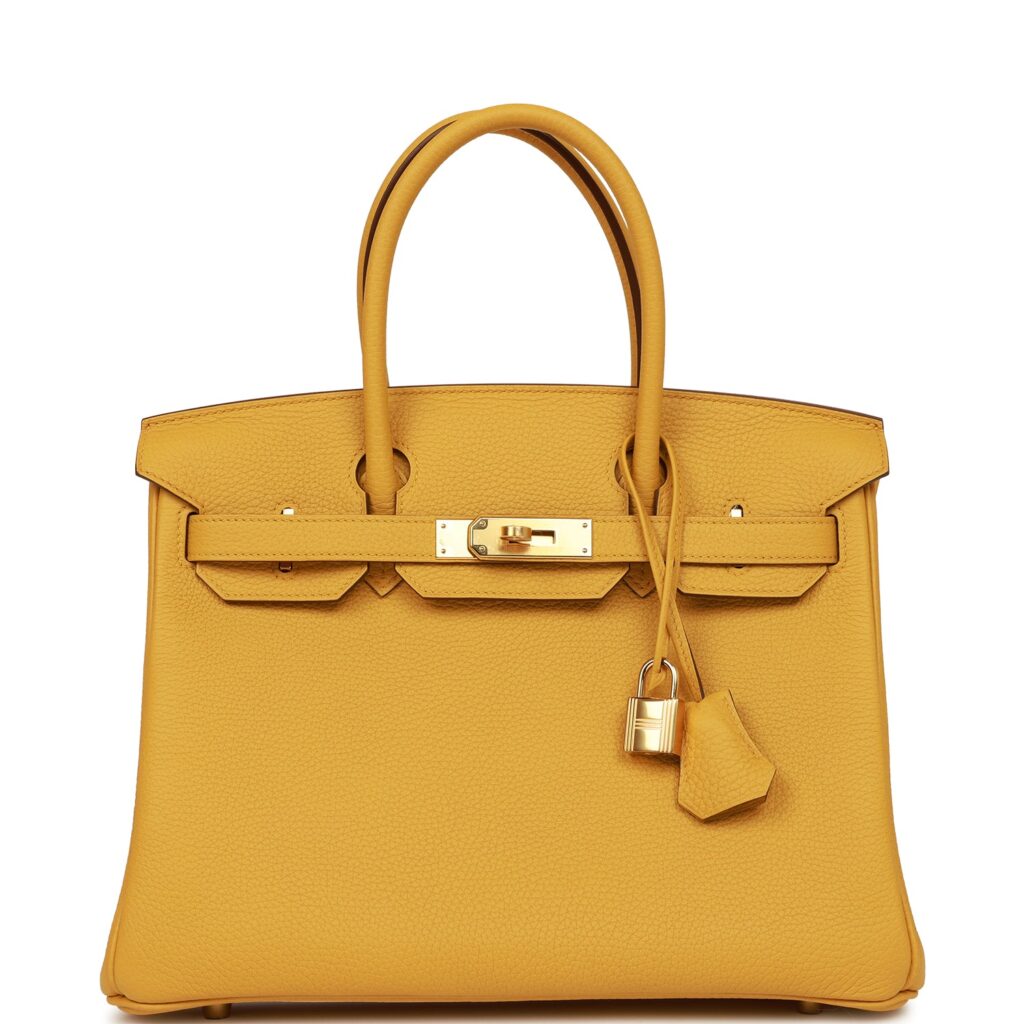 Hermes Birkin 30 Jaune Ambre Clemence Gold Hardware - Product Image 2