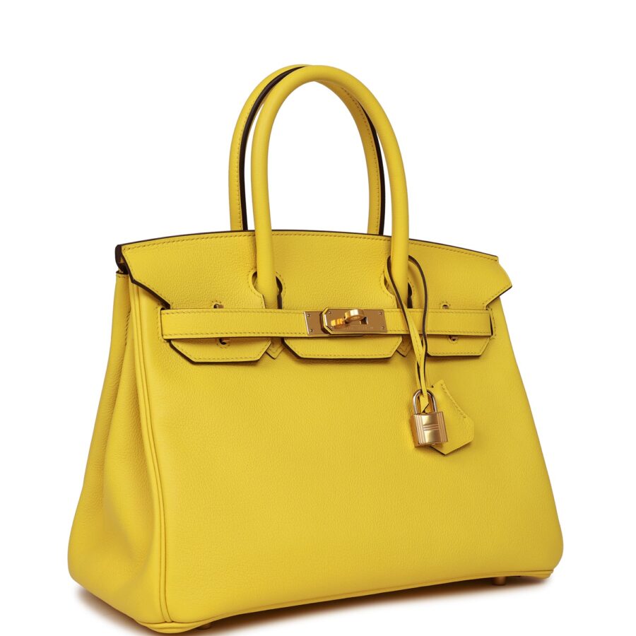 Hermes Birkin 30 Jaune de Naples Taurillon Novillo Gold Hardware | Studio Nafay