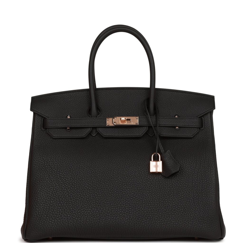 Hermes Birkin 35 Black Togo Rose Gold Hardware - Product Image 2