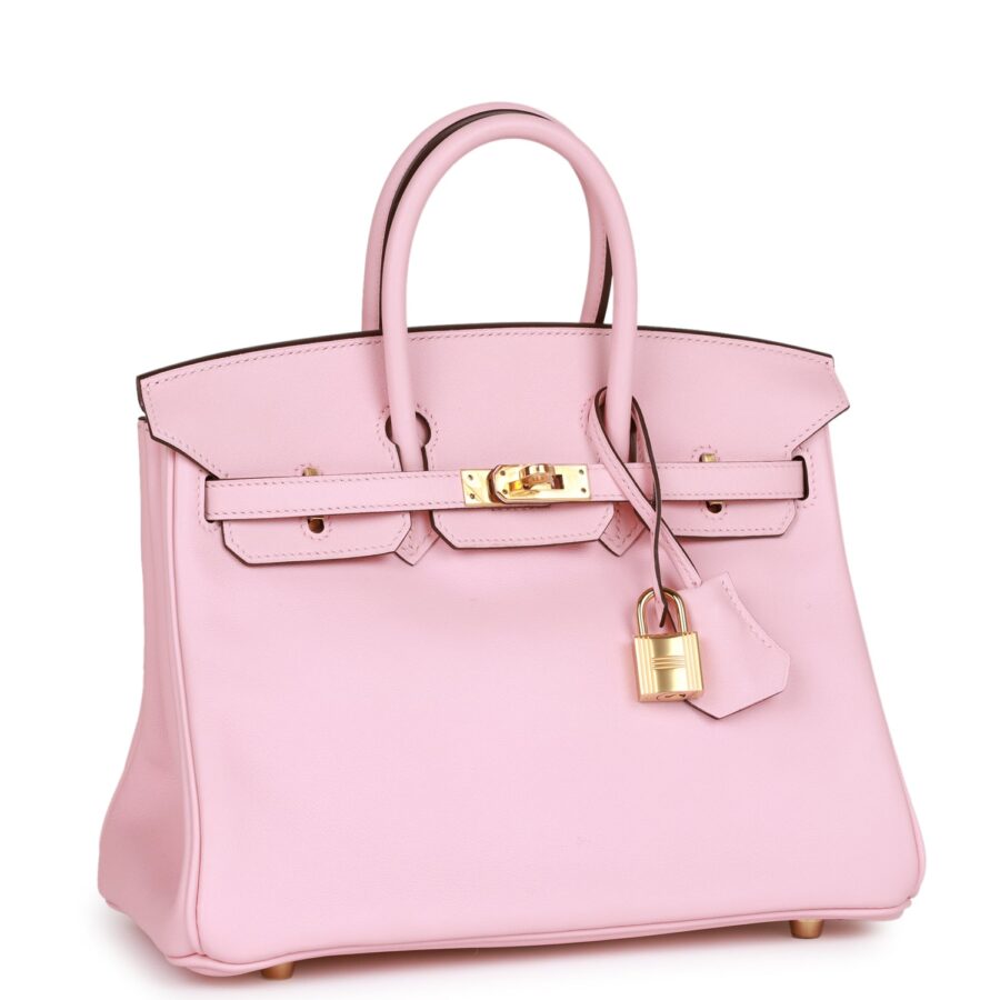 Hermes Birkin 25 Rose Sakura Swift Gold Hardware | Studio Nafay