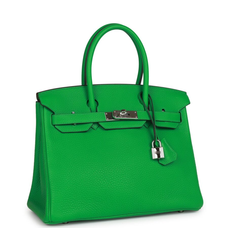 Hermes Birkin 30 Bambou Clemence Palladium Hardware | Studio Nafay