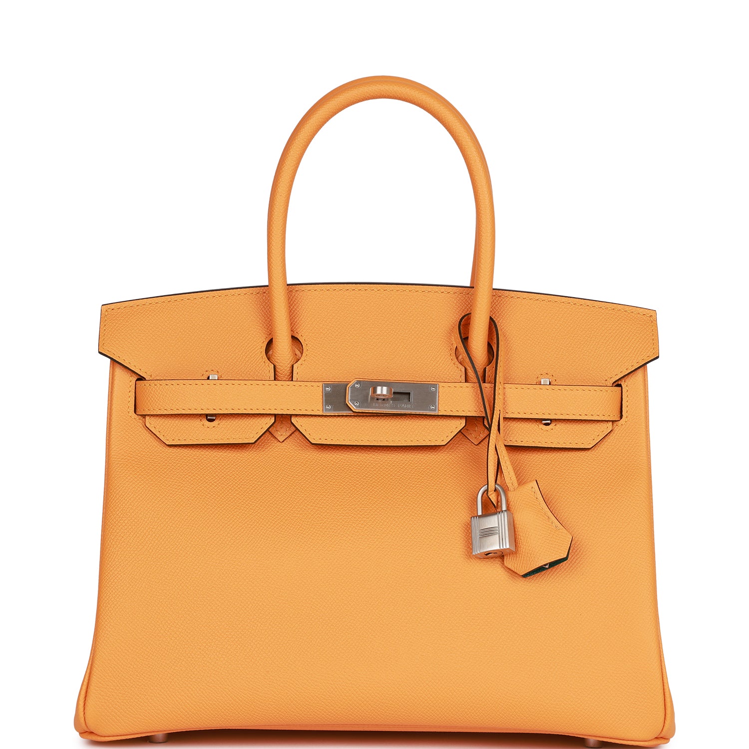Hermes Special Order (HSS) Birkin 30 Jaune D’Or and Malachite Epsom Brushed Palladium Hardware