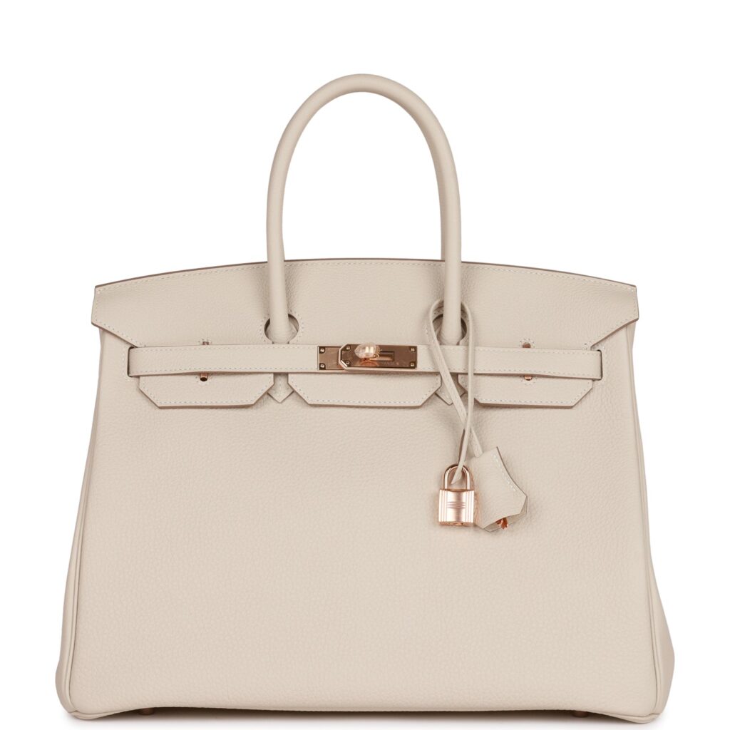 Hermes Birkin 35 Craie Togo Rose Gold Hardware - Product Image 2