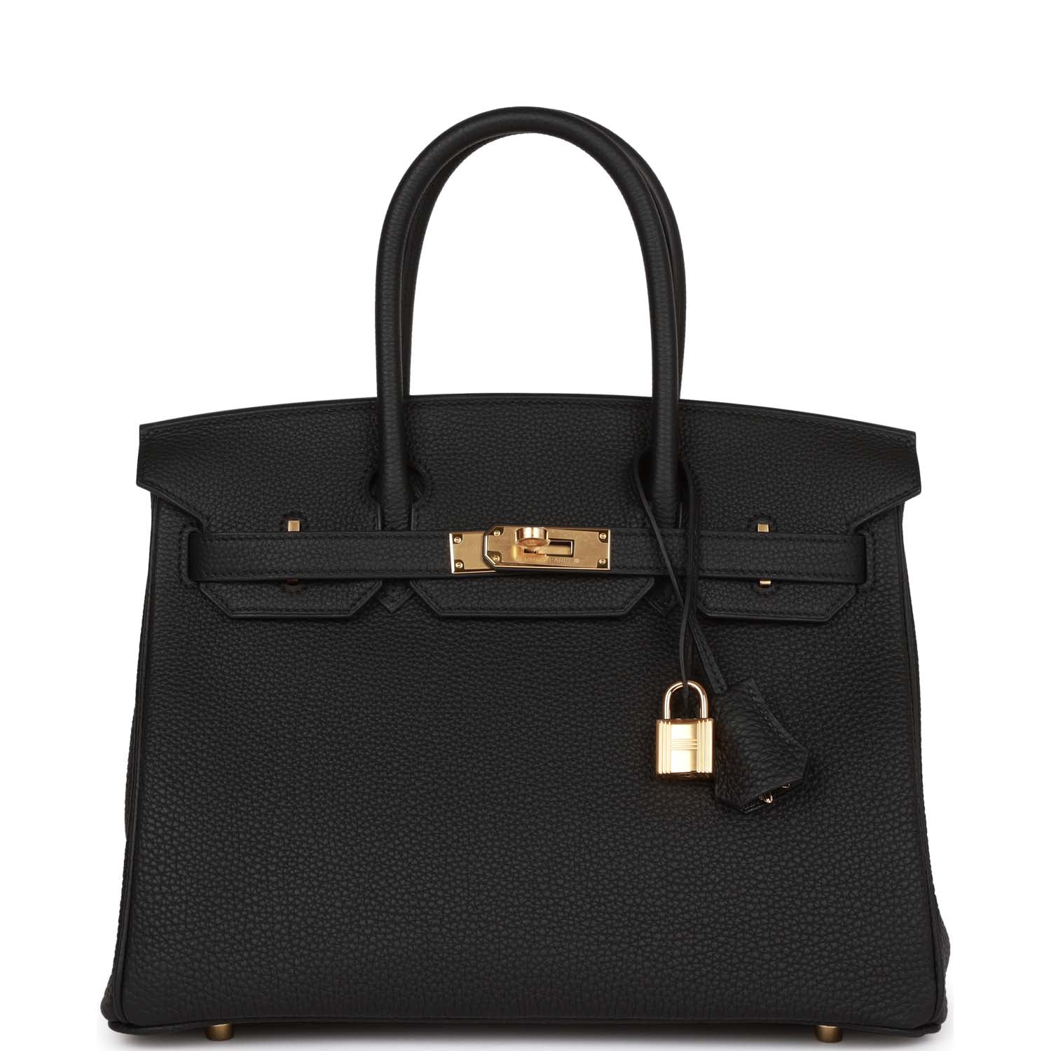 HermesBirkin 30 Black Togo Gold Hardware