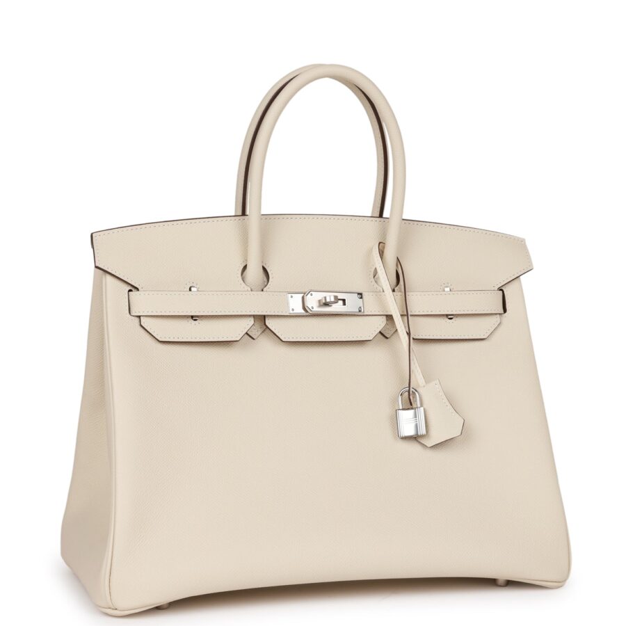 Hermes Special Order (HSS) Birkin 35 Nata Verso Epsom Palladium Hardware | Studio Nafay