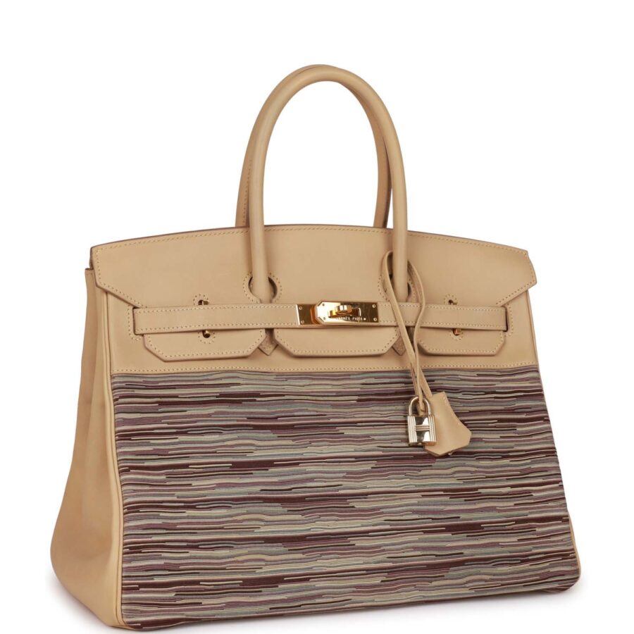 Hermes Birkin 35 Vibrato Parchemin Box Gold Hardware | Studio Nafay