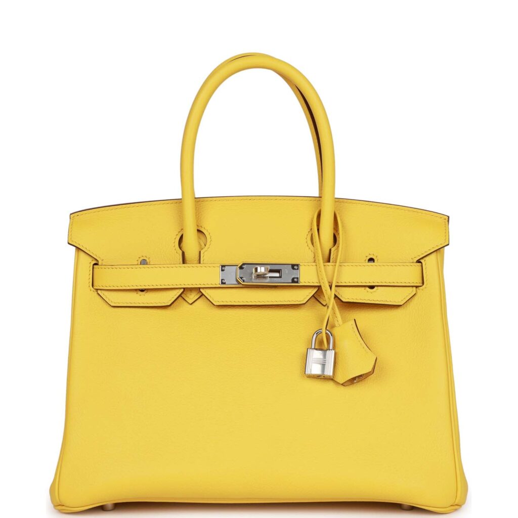 Hermes Birkin 30 Jaune de Naples Taurillon Novillo Palladium Hardware - Product Image 2