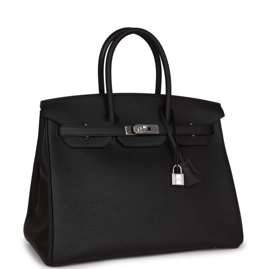 Hermes Birkin 35 Black Togo Palladium Hardware | Studio Nafay