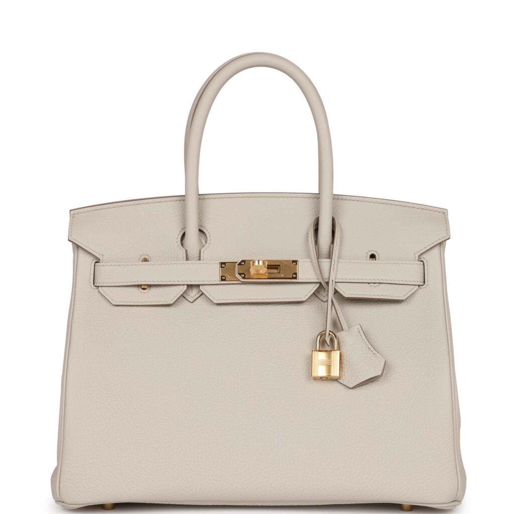 Hermes Birkin 30 Beton Togo Gold Hardware - Product Image 2