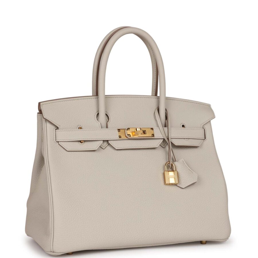 Hermes Birkin 30 Beton Togo Gold Hardware | Studio Nafay