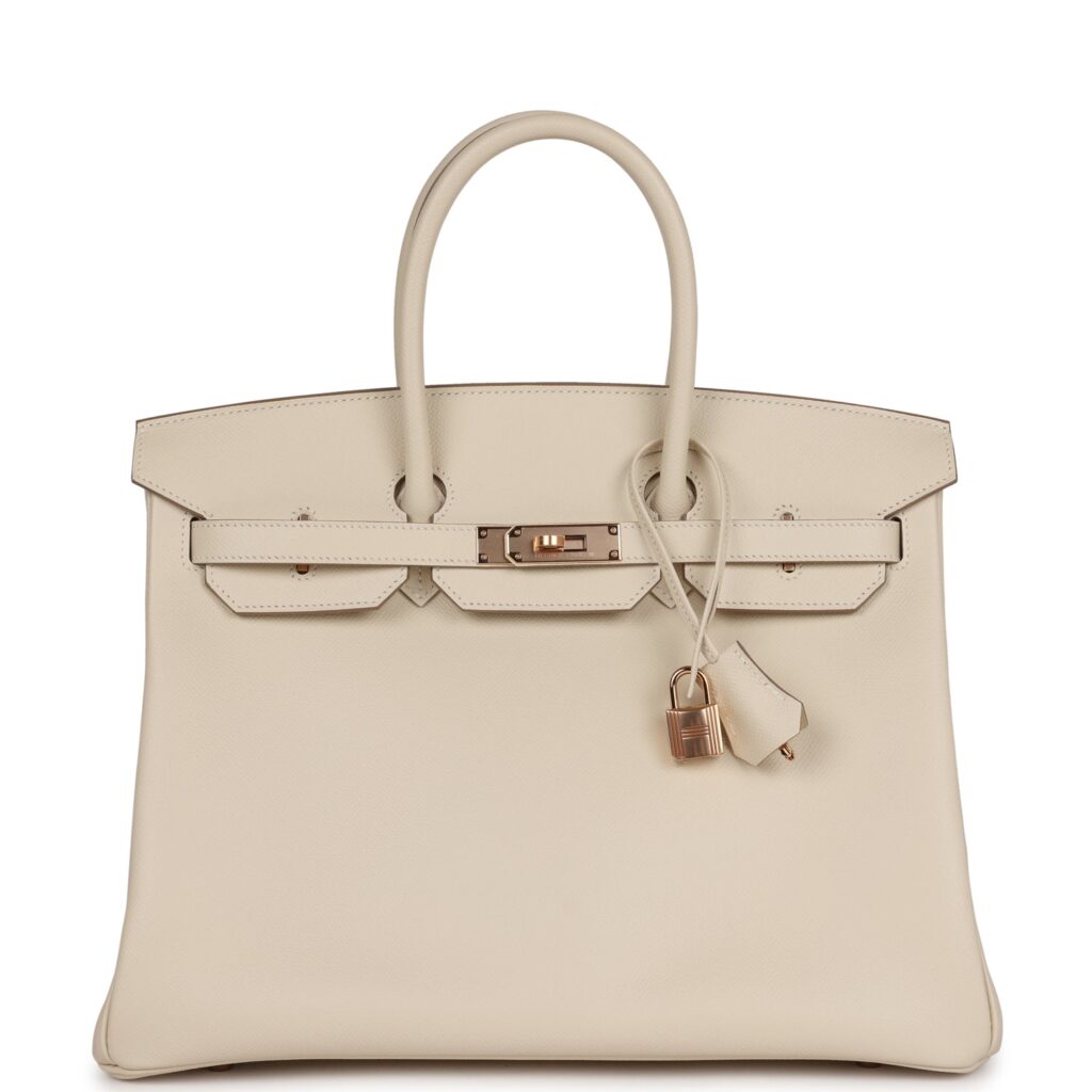 Hermes Birkin 35 Craie Epsom Gold Hardware - Product Image 2