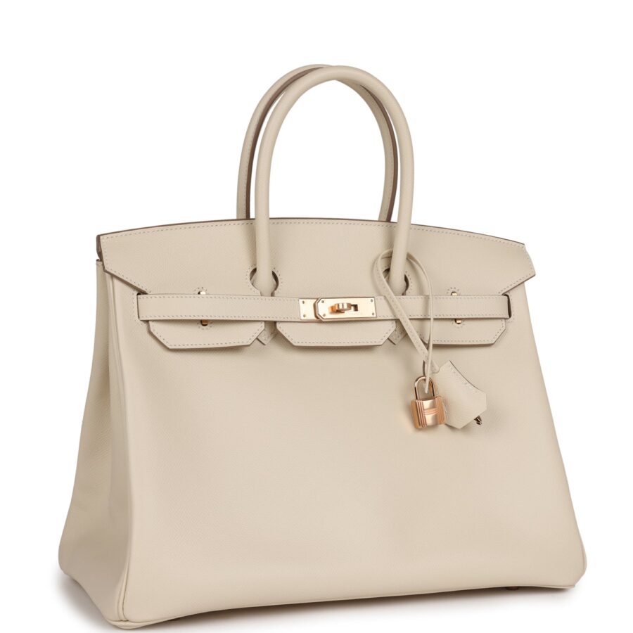 Hermes Birkin 35 Craie Epsom Gold Hardware | Studio Nafay